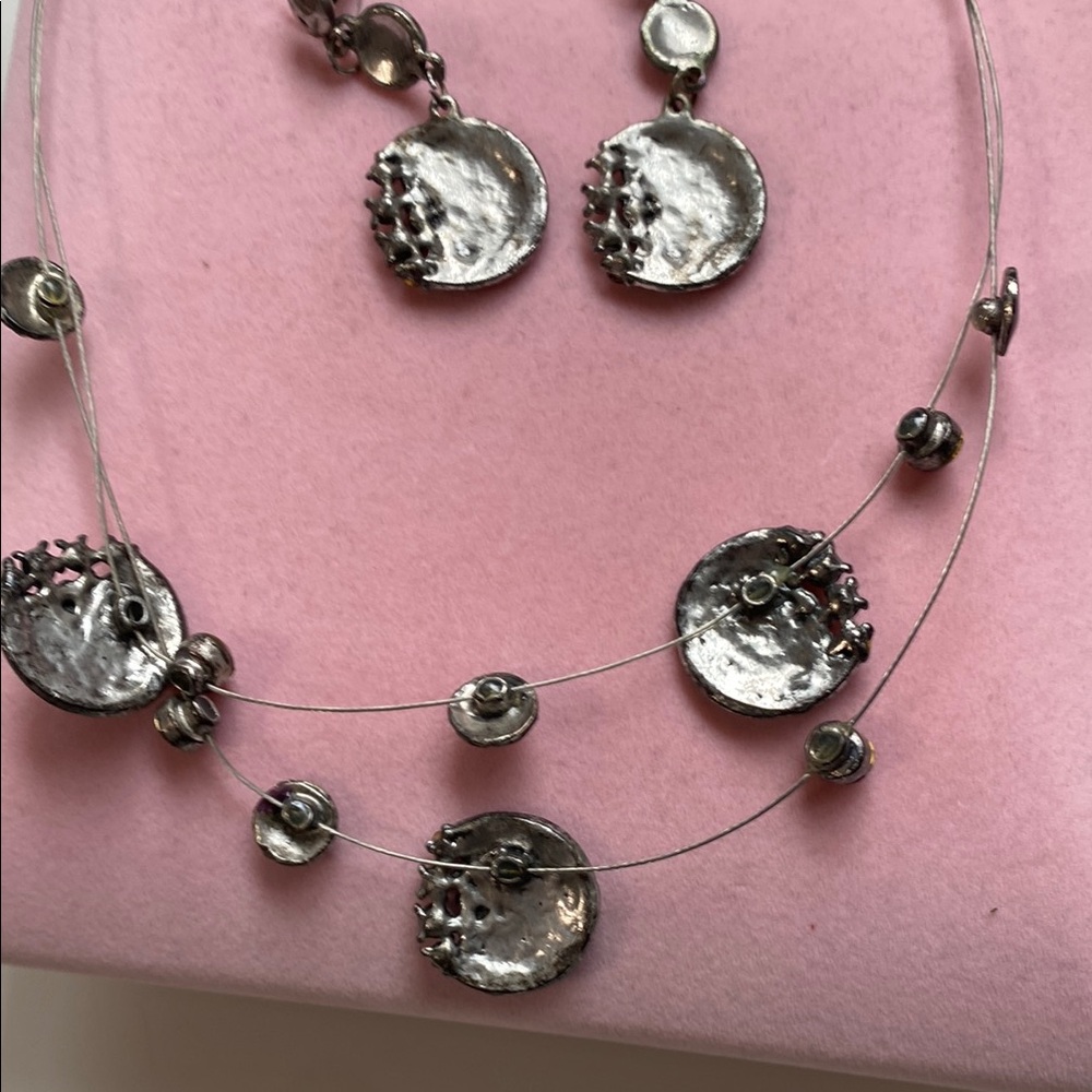 Elegant Purple Jewelry Set. EUC. - Picture 7 of 10